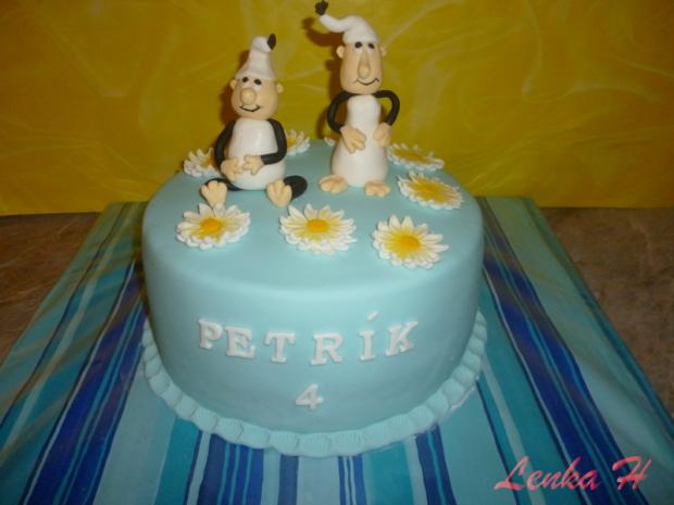 kremienok a chocholúšik pre môjho malého do škôlky, torta, Rozprávkové torty kremienok a chocholúšik pre môjho malého do škôlky, torta, Rozprávkové torty, Ladu-lienka, 1