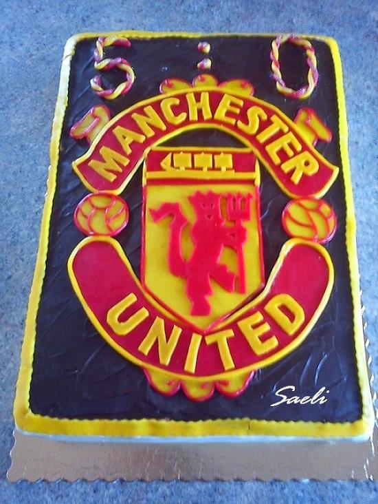 Manchester United, torta, Športové torty Manchester United, torta, Športové torty, saeli, 1