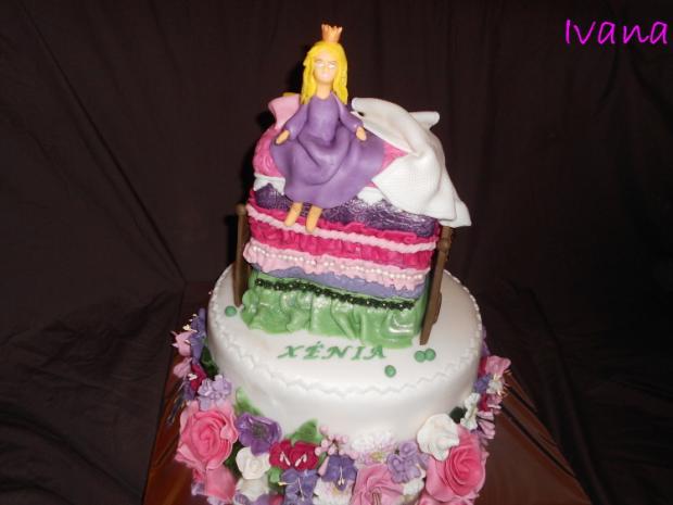 Princezna na hrasku, torta, Netradičné torty Princezna na hrasku, torta, Netradičné torty, Ivana111111, 1