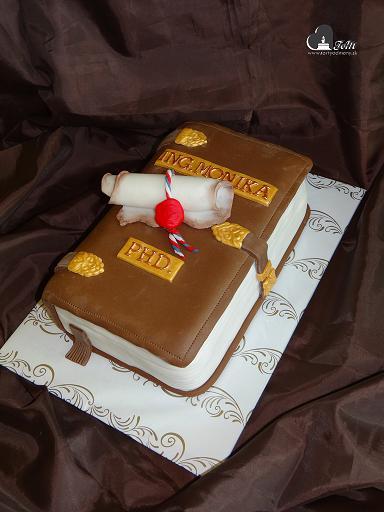 Kniha na promócie, torta, Torty - škola, stužková Kniha na promócie, torta, Torty - škola, stužková, Moncika7, 1