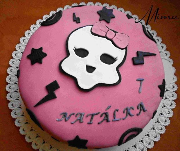 monster high, torta, Torty pre dievčatá, torty Mima, 1