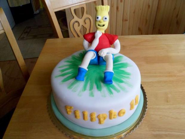 Simson, torta, Rozprávkové torty, Janka.S, 1