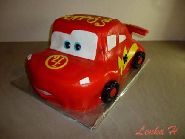 cars, torta, Torty autíčka, vláčiky, Ladu-lienka, 1