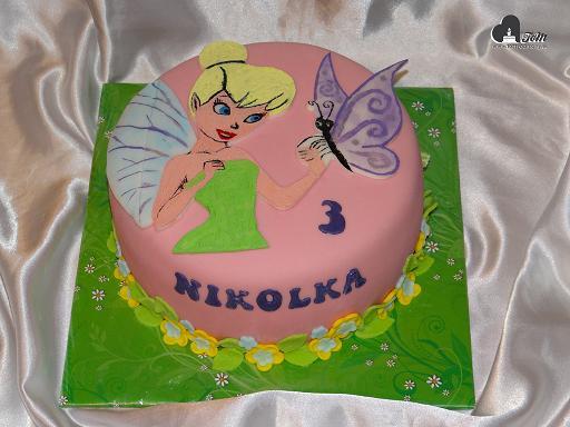 Zvonilka, torta, Torty pre dievčatá Zvonilka, torta, Torty pre dievčatá, Moncika7, 1