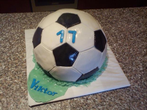 fotbalova lopta, torta, ydenka, 1