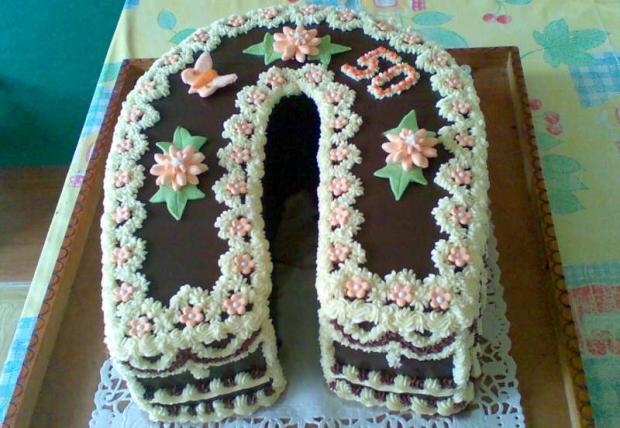 podkova, torta, Narodeninové torty podkova, torta, Narodeninové torty, zabacka, 1