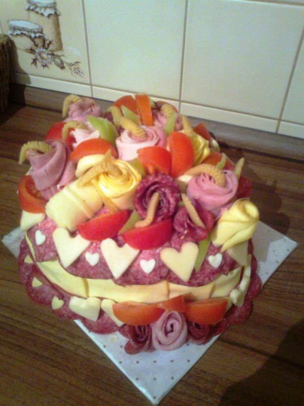  slane srdiečko , torta, Slané torty, Helena Eglyova, 1
