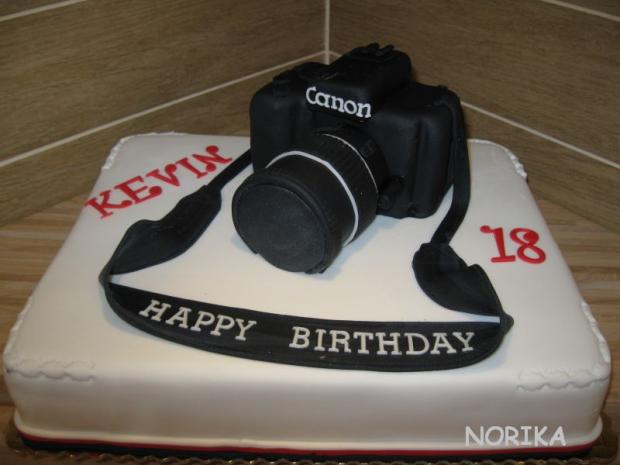 Fotoaparat Canon, torta, Narodeninové torty Fotoaparat Canon, torta, Narodeninové torty, norika, 1