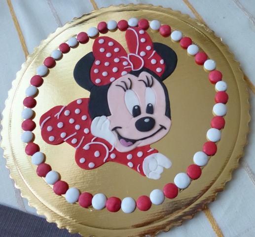 myška Minnie na tortu, torta, Ozdoby na torty myška Minnie na tortu, torta, Ozdoby na torty, Zuzana Benedekova, 1