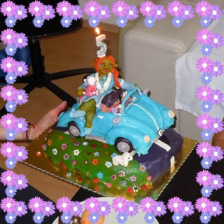 "chrobak plny rozpravok", torta, Torty autíčka, vláčiky "chrobak plny rozpravok", torta, Torty autíčka, vláčiky, ZuZ dFleur, 1