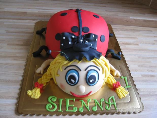 Lienka, torta, Torty so zvieratkami Lienka, torta, Torty so zvieratkami, norika, 1