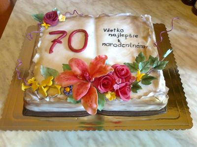 Kniha, torta, Narodeninové torty, alioska, 1