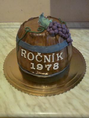 Súdok s vínom, torta, Narodeninové torty Súdok s vínom, torta, Narodeninové torty, alioska, 1