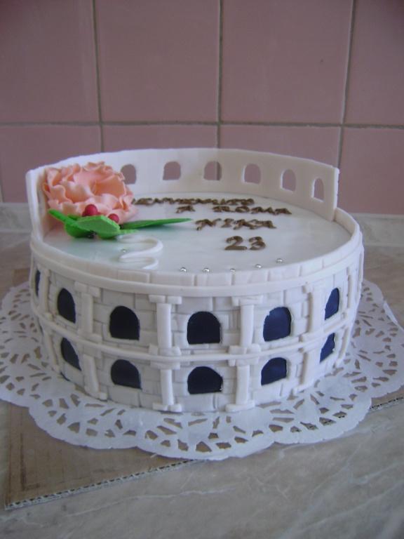 koloseum, torta, Narodeninové torty koloseum, torta, Narodeninové torty, evicka.h, 1