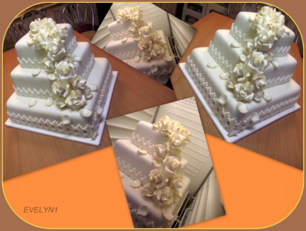 Svadobná vanilkovo čokoládová 15kg, torta, Svadobné torty Svadobná vanilkovo čokoládová 15kg, torta, Svadobné torty, evelyn1, 1