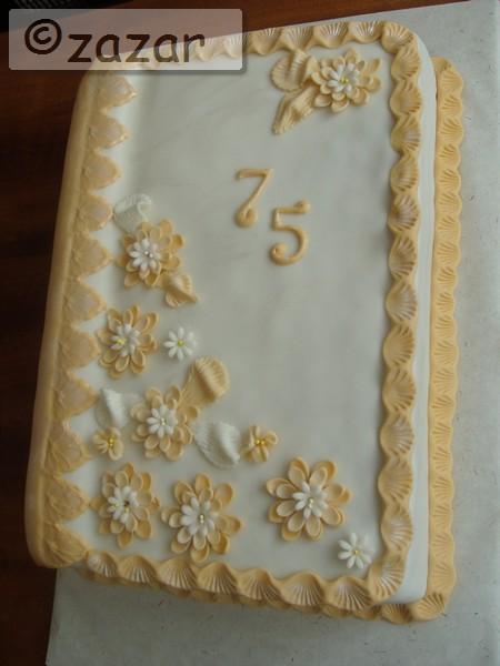 kniha k 75. narodeninám, torta, Narodeninové torty kniha k 75. narodeninám, torta, Narodeninové torty, zazar, 1