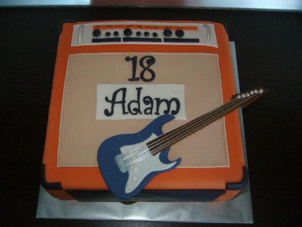 KOmbo pre gitaristu, torta, Narodeninové torty KOmbo pre gitaristu, torta, Narodeninové torty, Daducha, 1