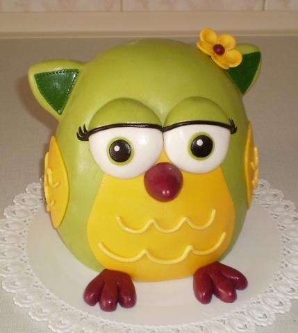 sova, torta, Torty so zvieratkami sova, torta, Torty so zvieratkami, zuzickag, 1