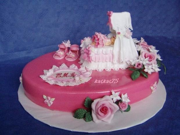 krst EMA, torta, Torty na krstiny, katkat75, 1