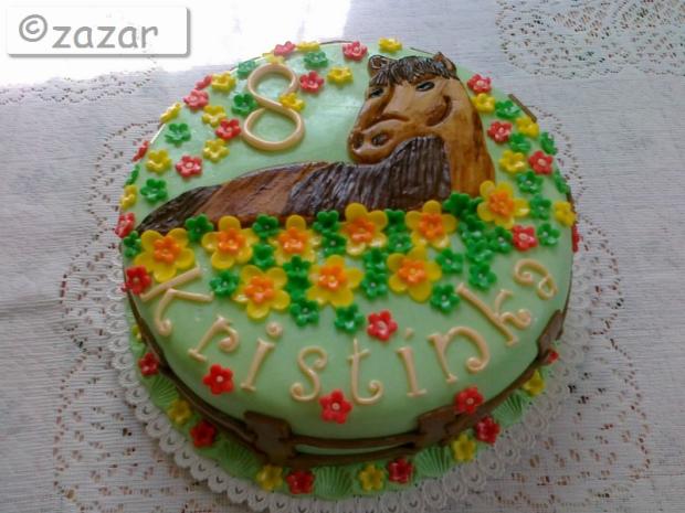 na želanie s koníkom, torta, Torty so zvieratkami, zazar, 1