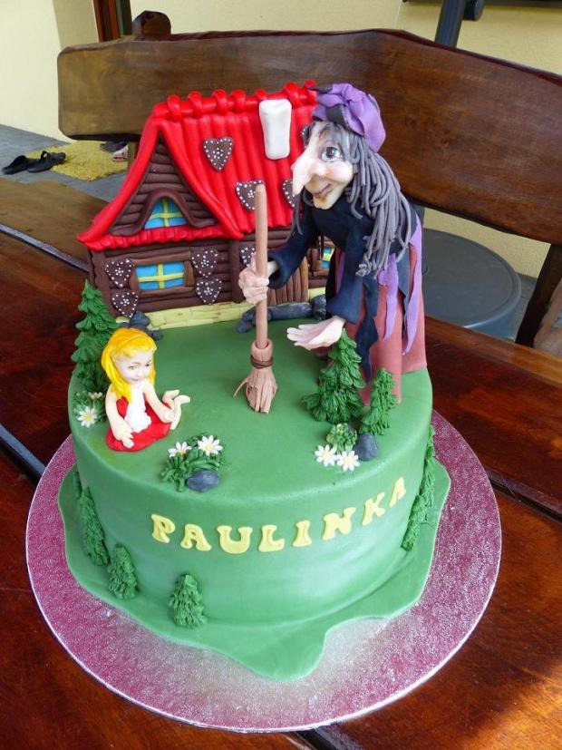 Baba jaga a Dorotka, torta, Rozprávkové torty Baba jaga a Dorotka, torta, Rozprávkové torty, Anna Š., 1