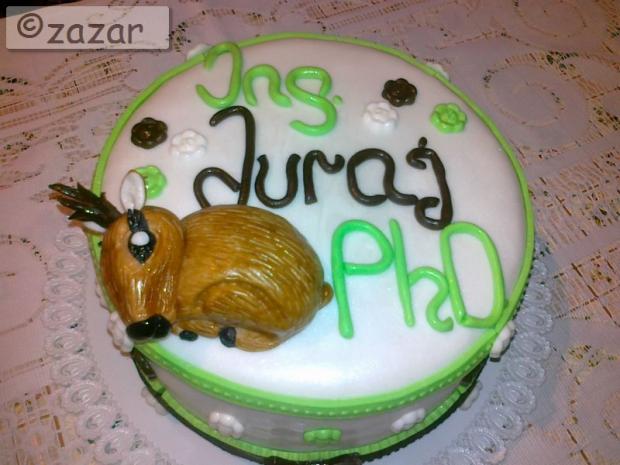 "so srnkou", torta, Netradičné torty, zazar, 1