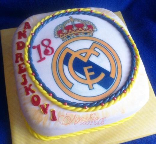 fc Real Madrid, torta, Športové torty fc Real Madrid, torta, Športové torty, likerik, 1