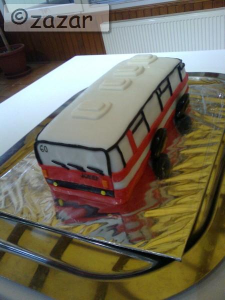 Autobus - skrytá 60-tka, torta, Netradičné torty, zazar, 1