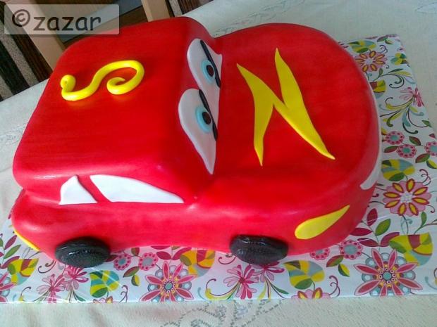 Mc Quen pre 5-ročnú slečnu, torta, Torty autíčka, vláčiky, zazar, 1