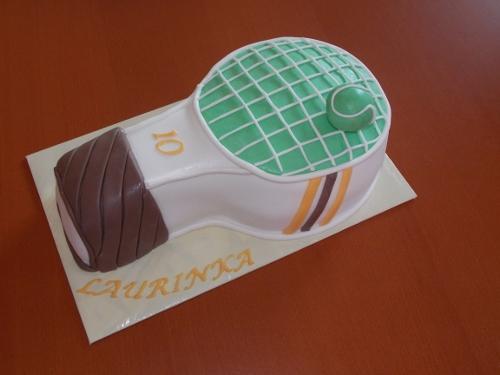 tenisova raketa, torta, Narodeninové torty, dagaz, 1