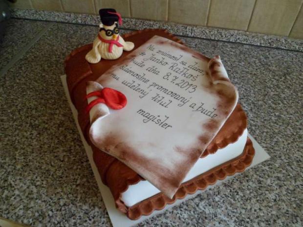 Promočná, torta, Torty - škola, stužková Promočná, torta, Torty - škola, stužková, Janka.S, 1
