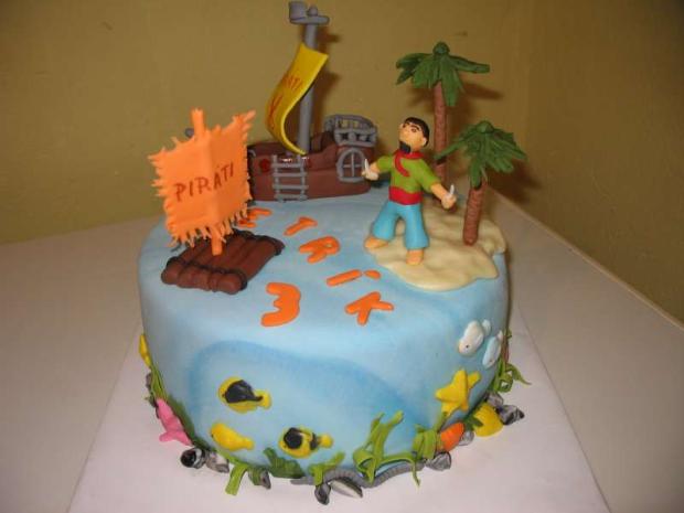 Pre malého piráta, torta, Ostané torty pre deti Pre malého piráta, torta, Ostané torty pre deti, DášaL, 1