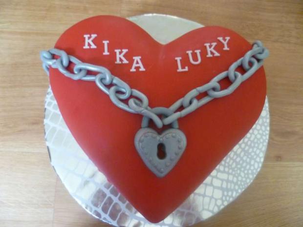 Srdiecko s retazou, torta, Narodeninové torty, alenka.k7, 1