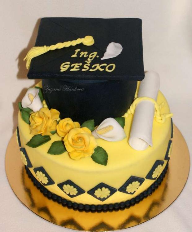 K promóciám s čapicou, torta, Torty - škola, stužková K promóciám s čapicou, torta, Torty - škola, stužková, Zuzka PN, 1