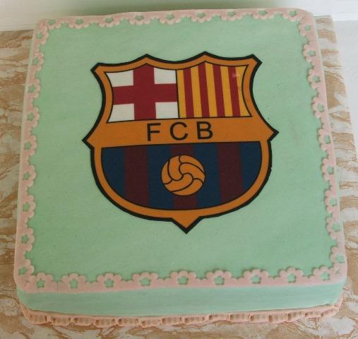 Zo znakom FC Barcelony na želanie, torta, Športové torty Zo znakom FC Barcelony na želanie, torta, Športové torty, atigram, 1