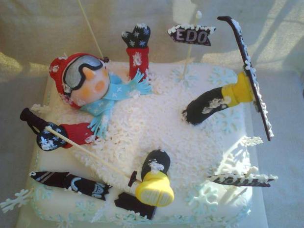 lyžiar :-), torta, Športové torty lyžiar :-), torta, Športové torty, Ala68, 1
