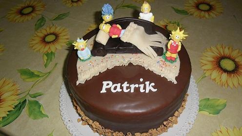 simpsonovci, torta, Čokoládové torty simpsonovci, torta, Čokoládové torty, Ivka29, 1