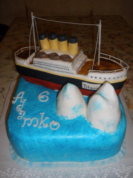 Titanic, torta, Torty autíčka, vláčiky Titanic, torta, Torty autíčka, vláčiky, tara19, 1