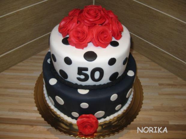 Cervene ruže na 50.pre sestru, torta, Narodeninové torty Cervene ruže na 50.pre sestru, torta, Narodeninové torty, norika, 1