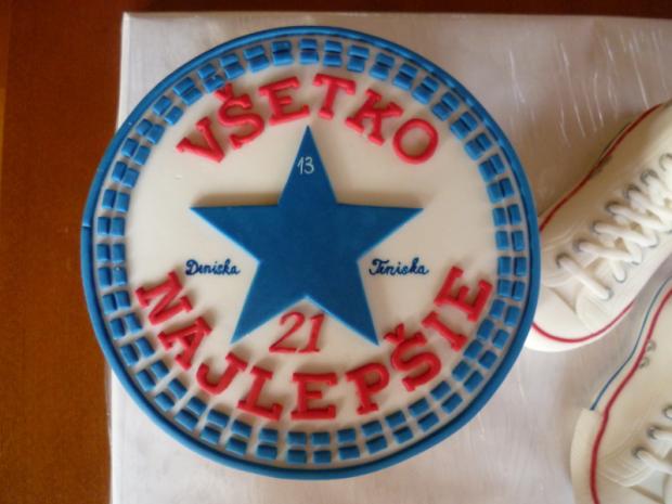 Tenisky CONVERSE, torta, Športové torty, sandram, 1