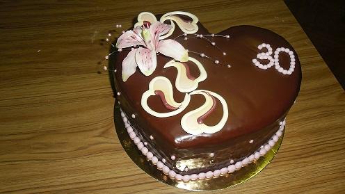 čokoládové srdce, torta, Čokoládové torty čokoládové srdce, torta, Čokoládové torty, Ivka29, 1