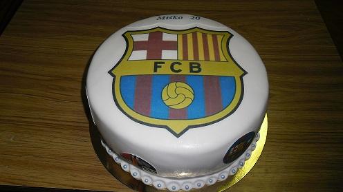 znak FCBarcelona, torta, Športové torty znak FCBarcelona, torta, Športové torty, Ivka29, 1