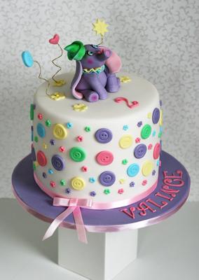 Dětský dort se slonem, torta, Torty so zvieratkami, DortyHavelková, 1