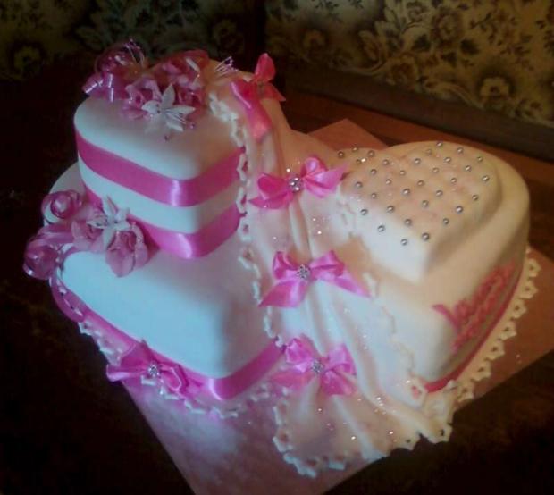 Srdiečko, torta, Narodeninové torty Srdiečko, torta, Narodeninové torty, janette0207, 1