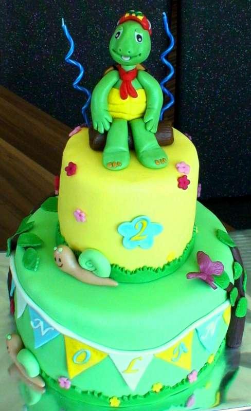Korytnačka Franklin, torta, Rozprávkové torty Korytnačka Franklin, torta, Rozprávkové torty, zeronka, 1