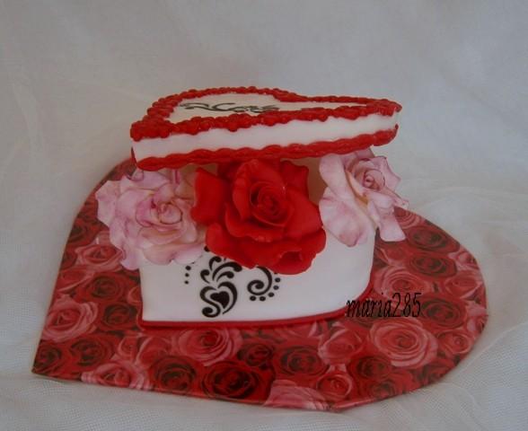 srdiečková kazetka, torta, Narodeninové torty srdiečková kazetka, torta, Narodeninové torty, maria285, 1