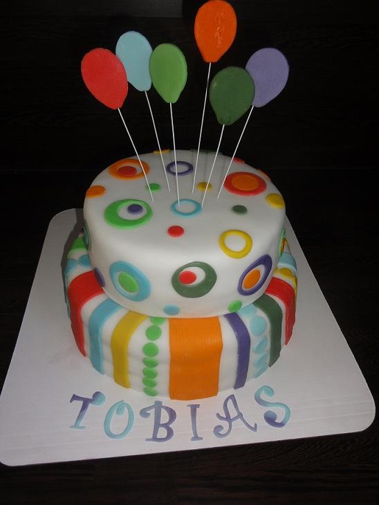 s balónikmi, torta, Ostané torty pre deti, Hana.Capkova, 1
