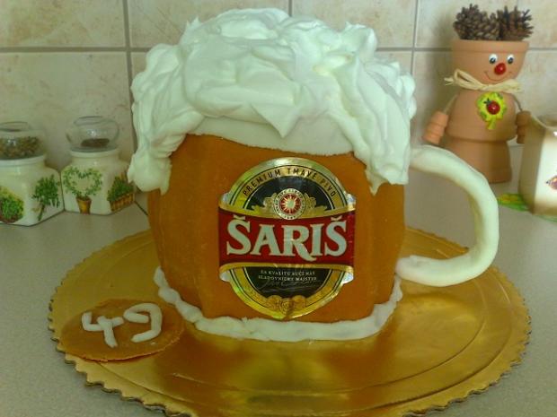 pivko, torta, Narodeninové torty, diana2019, 1
