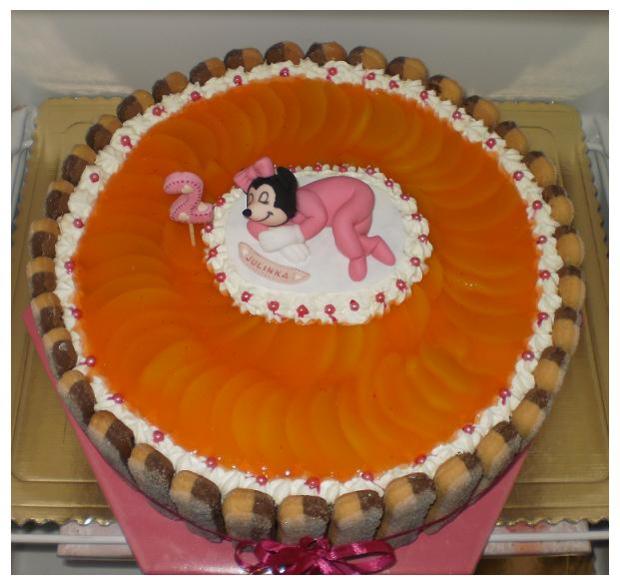 Svieža broskyňová - želatínová, torta, Ostané torty pre deti Svieža broskyňová - želatínová, torta, Ostané torty pre deti, Stanka168, 1