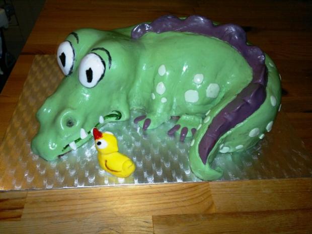 3D krokodil, torta, Torty so zvieratkami 3D krokodil, torta, Torty so zvieratkami, Slavka11, 1